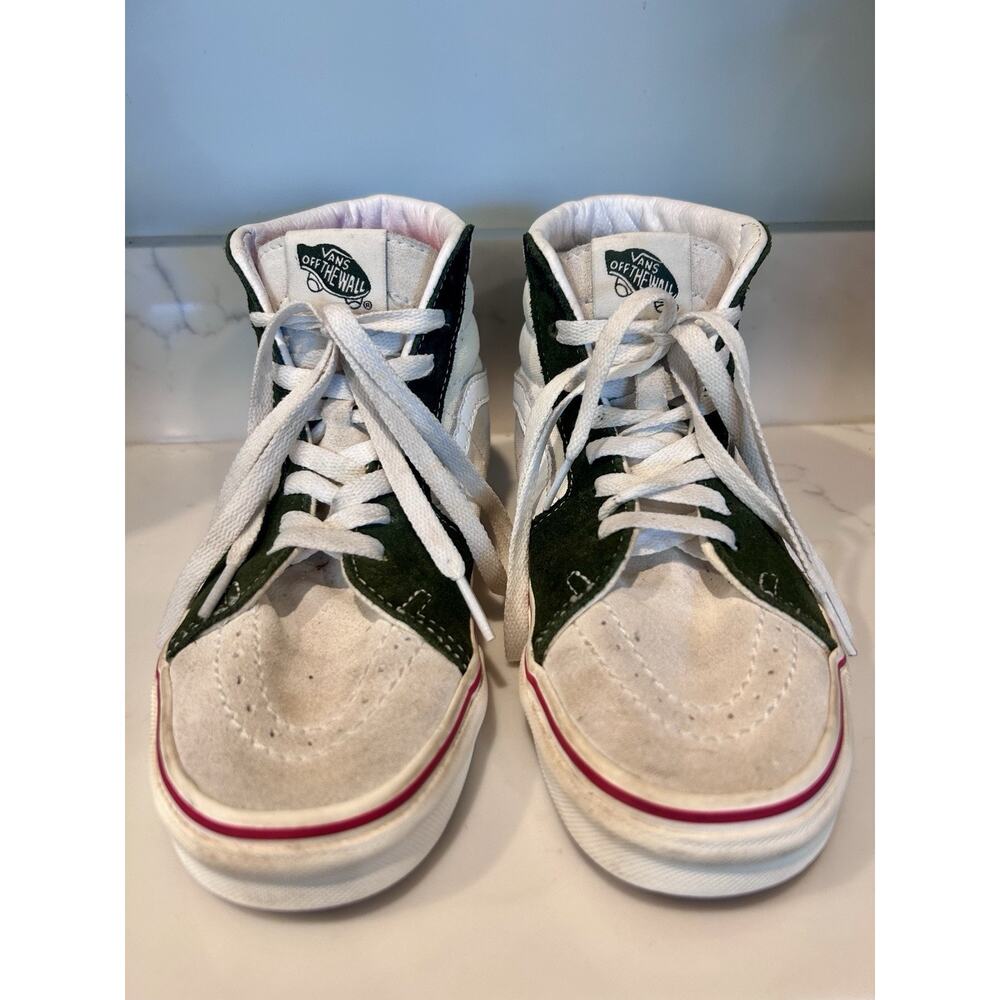 VANS Sk8-Hi Retro‎ Sport - size 4.5 (men) 6 women- Marshmallow Kombu Green